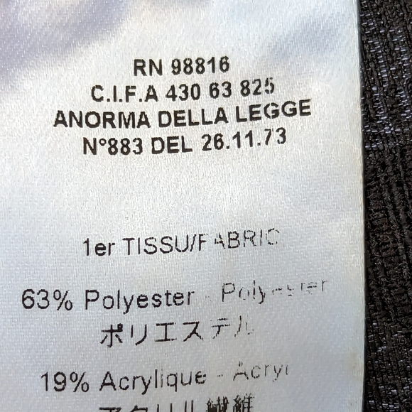 Women’s Cote’lac Tissue Fabric Sleeveless Tank Top, Size 1, US Size: M, black - Picture 12 of 13